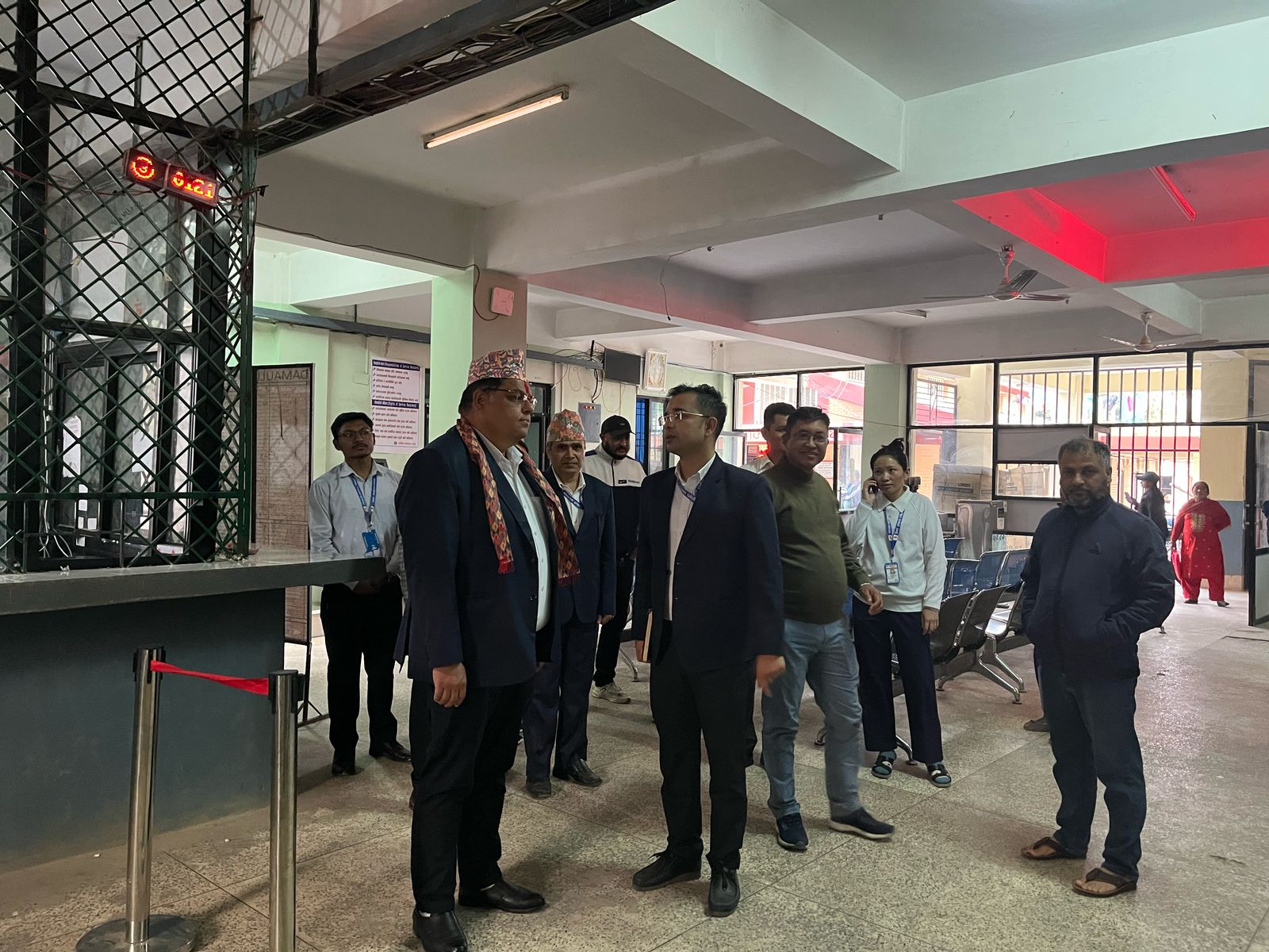 Mr. Secretary Dr. Vishwa Bandhu Bagale visited Damauli Hospital 2081-11-25